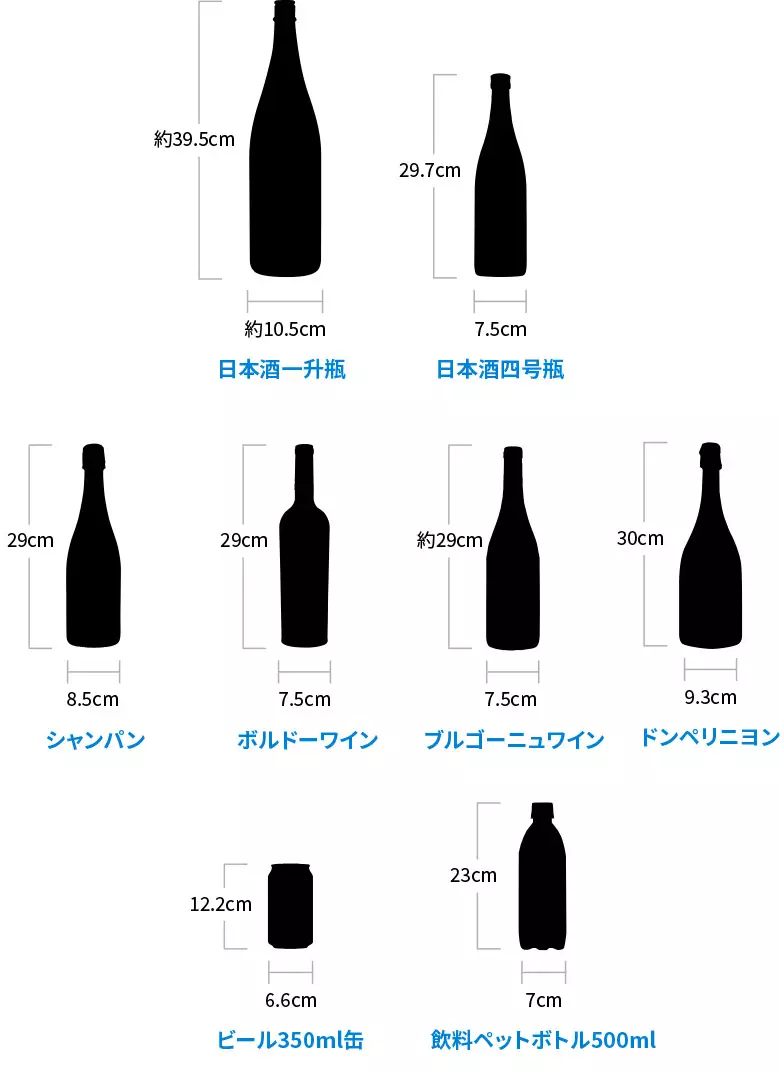 ボトルサイズ