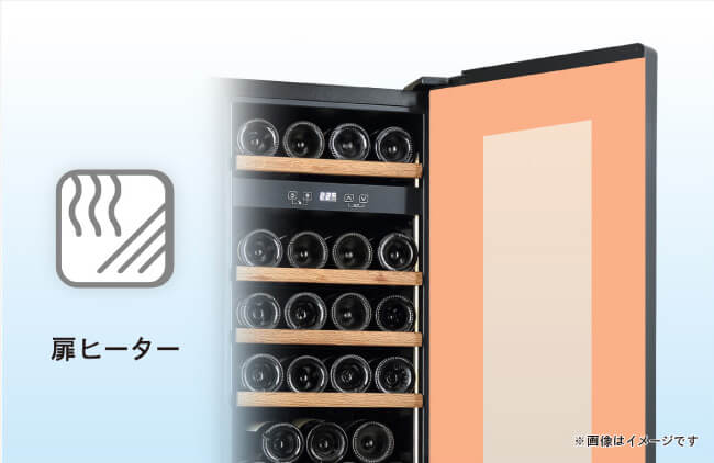 ガラスの結露を抑制