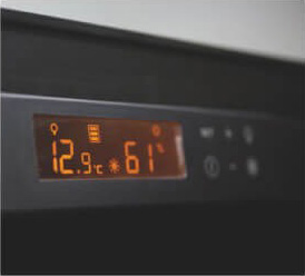 庫内を一定温度に保つ1温度帯セラー