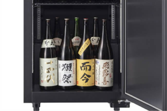 日本酒を立てて保管することも可能