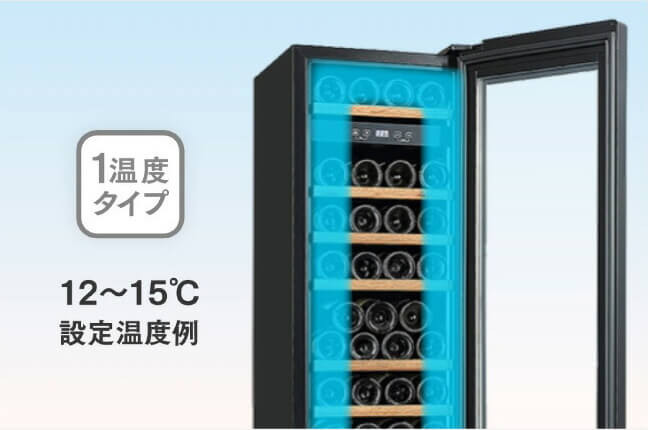 ワインへの刺激を最小限に抑える