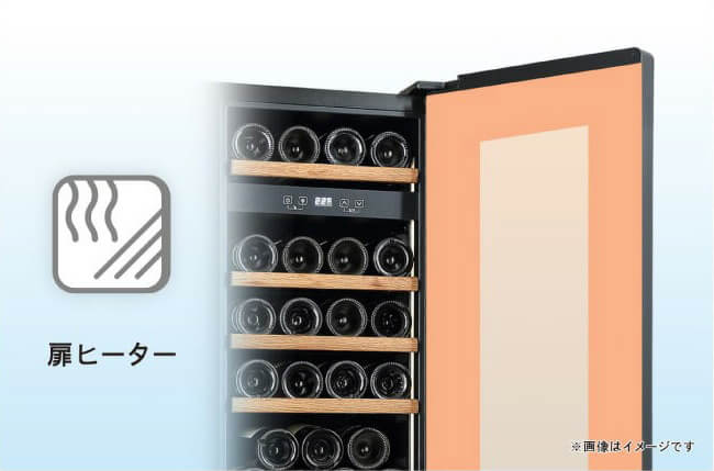 ガラスの結露を抑制