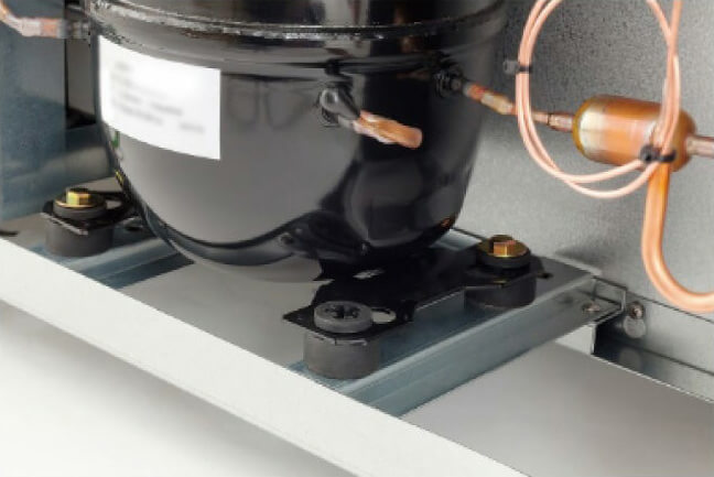 省エネ性に加えて低振動も実現