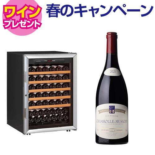 ワインセラー ST-209GL(WH) ロングフレッシュ セラー [ガラス扉/左開き/74本収納