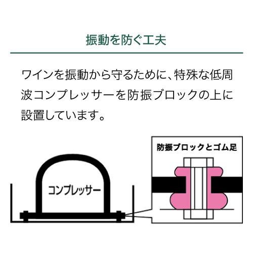 【美品】ArteVino ワインセラー F250G4N‑JA 鍵なし／木曜発送 アルテビノ OVP05 Artevino 収納力｜ワインセラー専門店 セラー専科