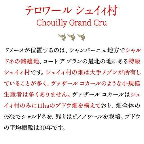 ヴァザール コカール エクストラ ブリュット グランクリュ ブラン ド