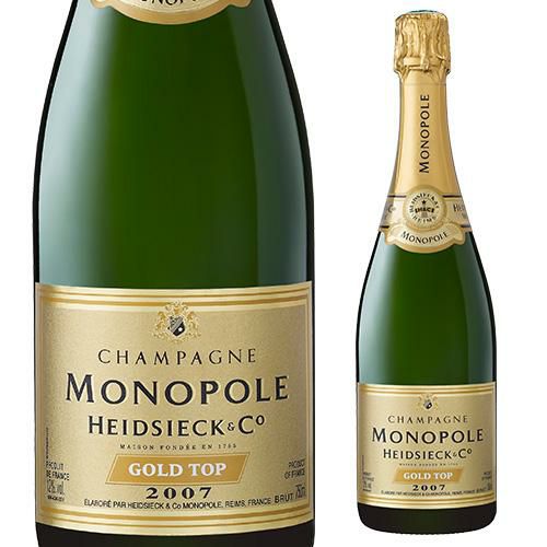 エドシック モノポール ゴールド トップ ミレジメ 2007 750ml 正規品 エドシック モノポール ゴールド トップ ミレジメ 2007 750ml 正規品
