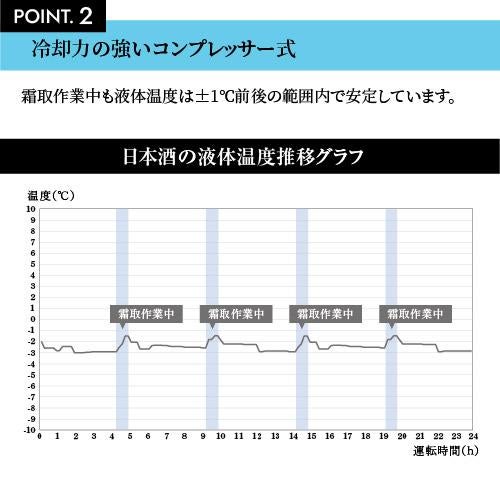 日本酒セラー　-5℃ 常温　涼冷え　花冷え　雪冷え　温度調整　日本酒　ワインセラー　温度調整　小型　冷蔵庫　一升瓶